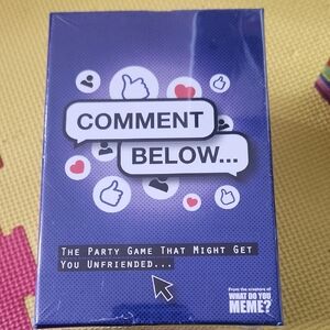 Comment Below Party Game